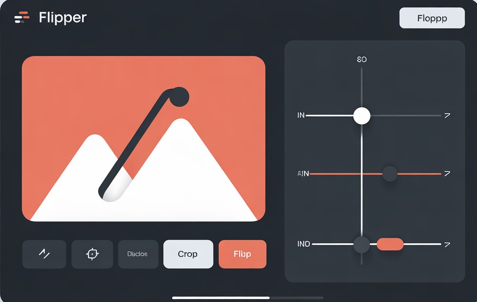 image flipper & cropping tool